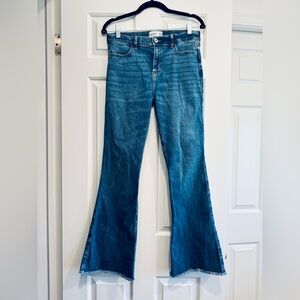 Abercrombie Kids High Rise Flare Jeans